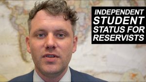 Read more about the article Independent Student Status For Reservists
