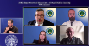 Read more about the article VEP Urges Department of Education to Prioritize Outcomes and Access at Negotiated Rulemaking Hearing